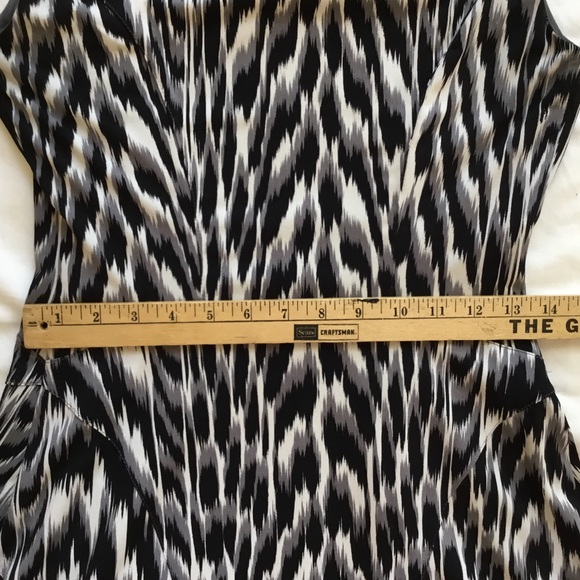 Nine West Poly Knit Dress Fit Flare Size 2 - Picture 5 of 7